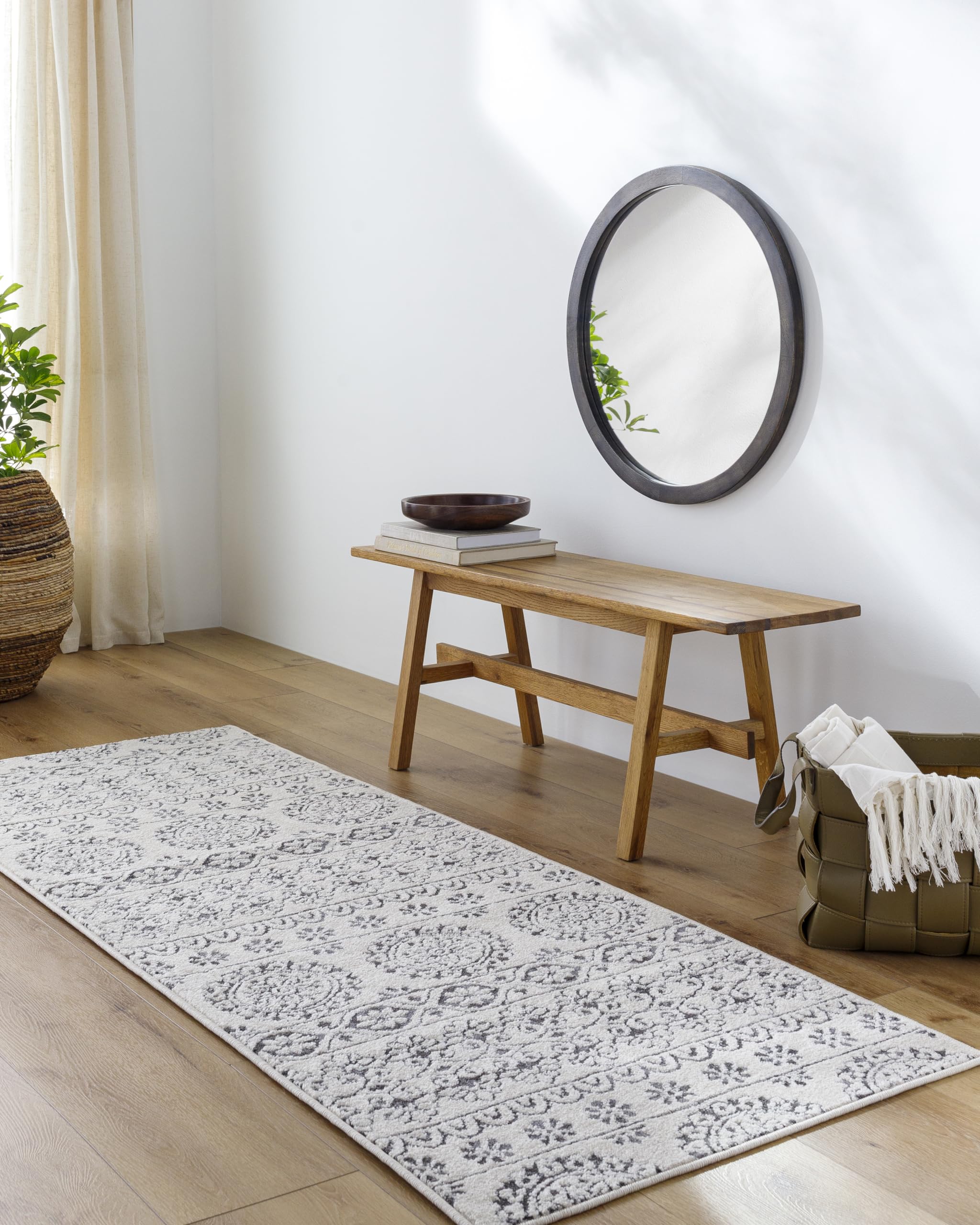 Amazon.com: Livabliss Area Rugs - 8ft Round Hildur Moroccan Boho