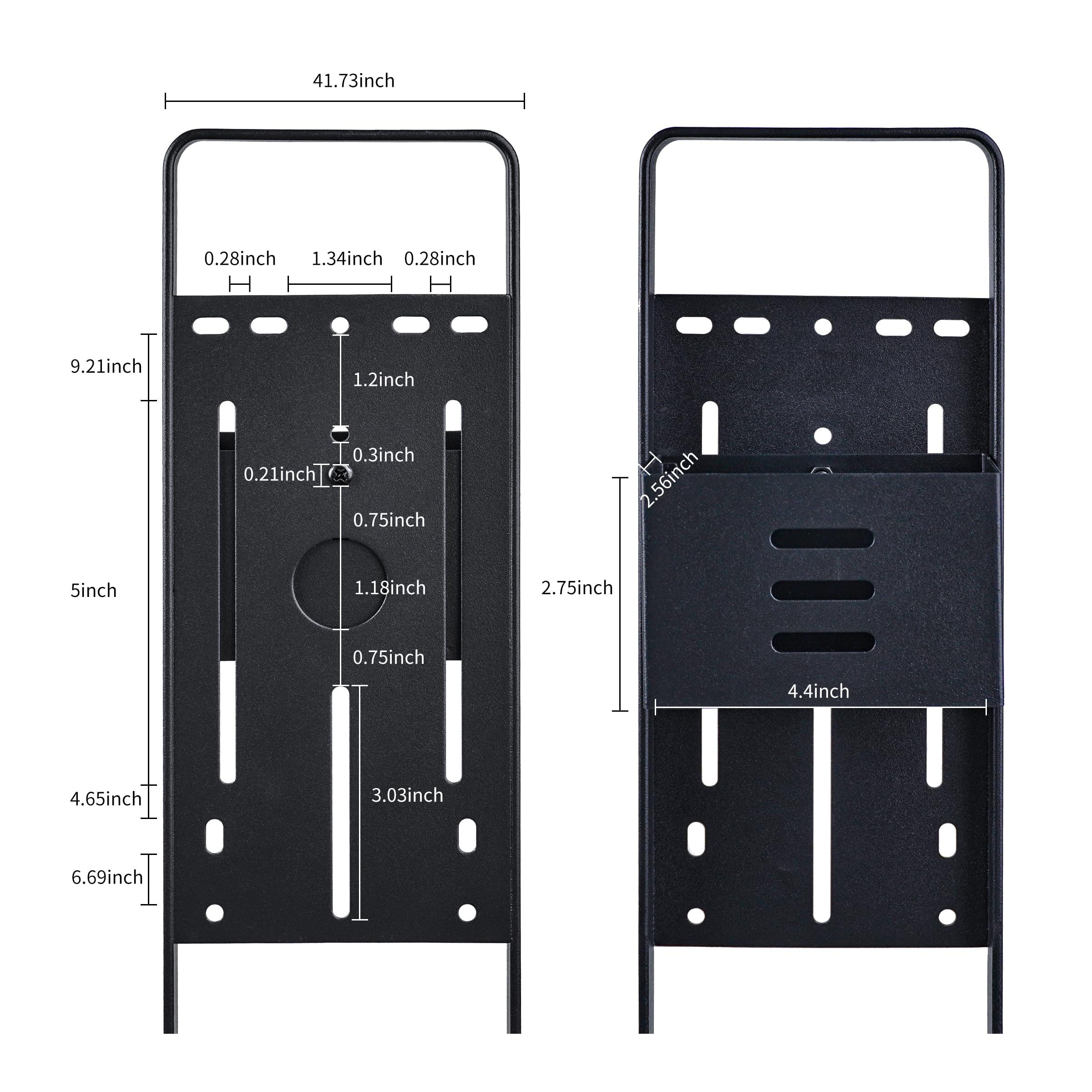 BRIAN & DANY Vacuum Stand for Dyson, Stable Metal Bracket Stand Holder Storage for Dyson V15 V12 V11 V10 V8 V7 V6, Black