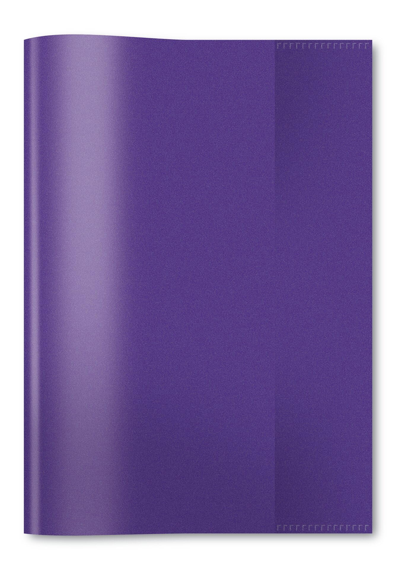 HERMA 7486 Exercise Book Covers DIN A5 Transparent Transparent Exercise Book Covers Made of Durable and Wipe-Clean Polypropylene Film, Set of 25 Exercise Book Protectors for Exercise Books, Purple
