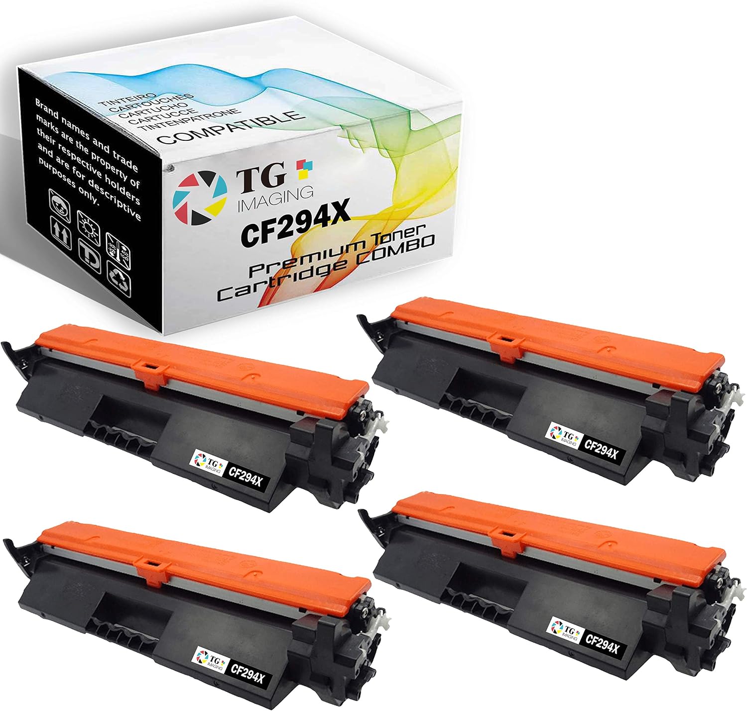 Buy 4-Pack) TG Imaging 4xBlack Compatible HP 94X CF294X Toner Cartridge  Replacement for HP Laser-Jet Pro M118dw M148dw Printer (4xSuper High Yield)  Online in Italy. B07L19D55V