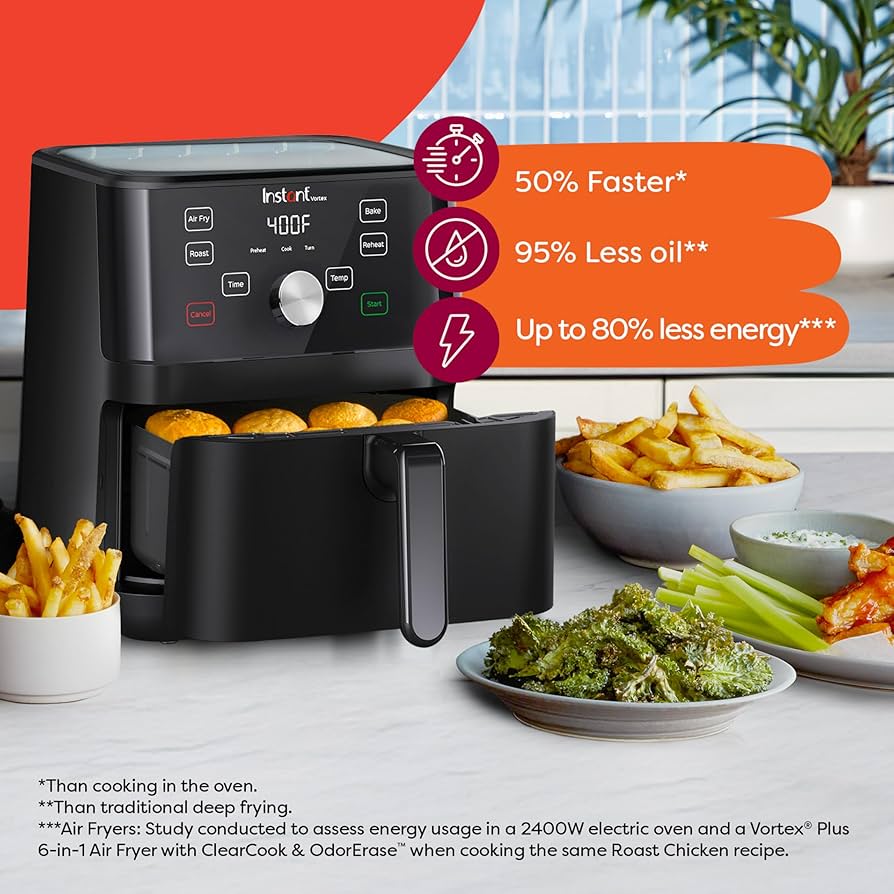 Amazon.com: Instant Pot Vortex 6QT XL Air Fryer, 4-in-1