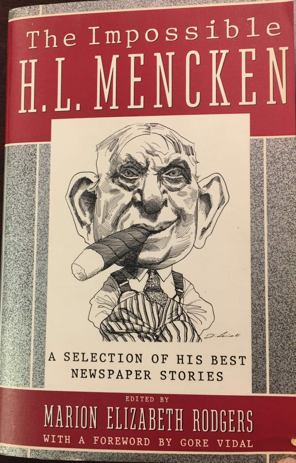 Impossible H. L. Mencken, The cover
