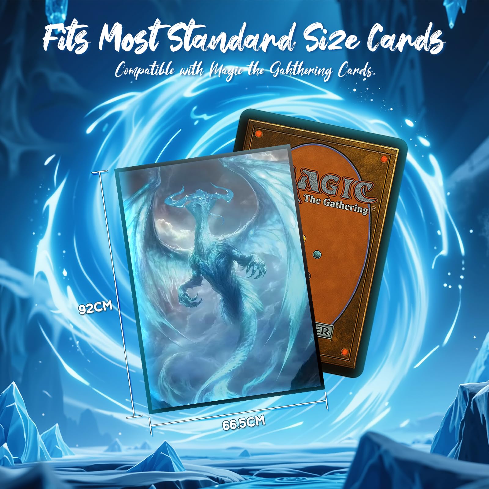 ugin card sleeves FUNinEDH MTG Card Sleeves - Limited Edition Matte Art: UGIN 100 CT - EDH  Commander Sleeves - Smooth & Tough
