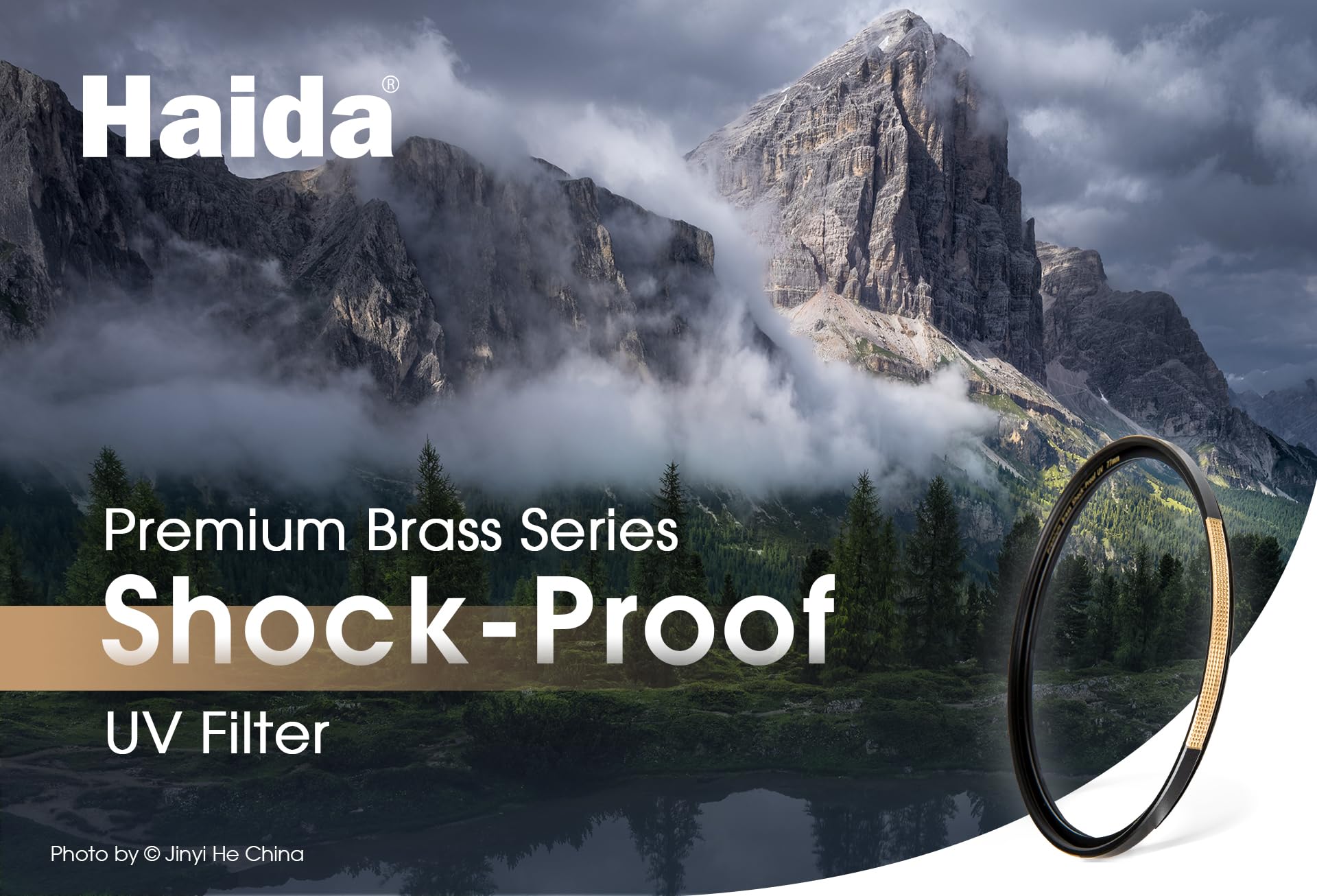 Haida Filtro MCUV de latón de alta calidad, vidrio óptico templado a prueba de golpes, ultrafino, ideal para gran angular (58 mm)