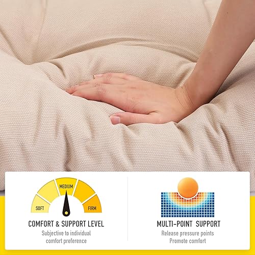 Miniatura 6 de SUNROX LokGrip - Cojín de banco de espuma viscoelástica antideslizante, resistente al agua, duradero, grueso, para exteriores e interiores, 42 x 16