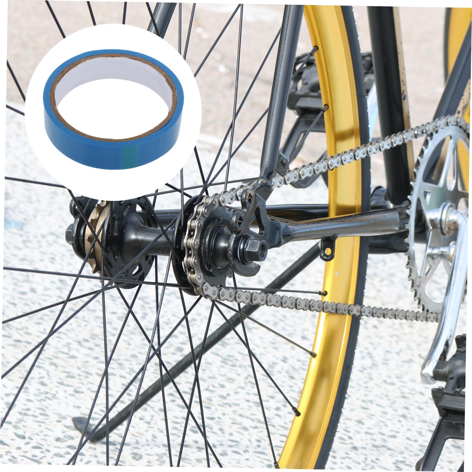 STOBAZA Bike Puncture Proof Rim Tape 1pc Sealing Tape for Bike Cycle Rim Band Protective Adhesive Pad