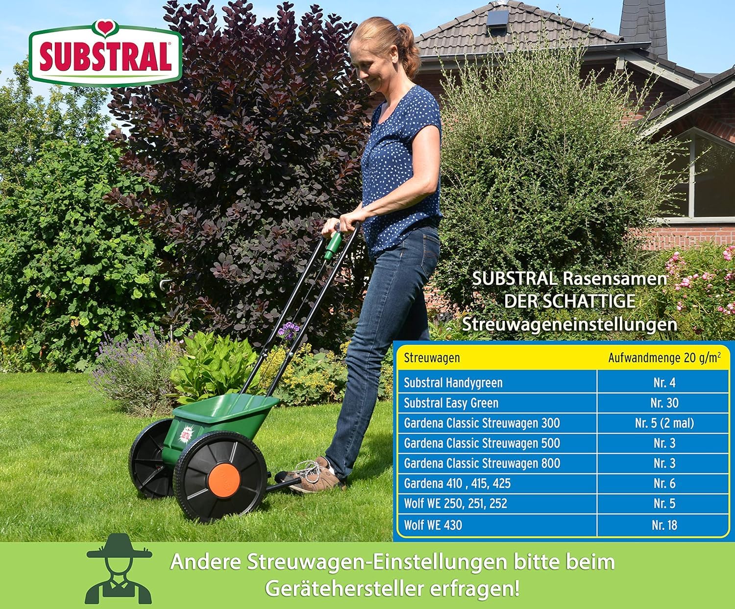 Substral Rasensamen Der Schattige Schattenrasen Premium Rasensamen für schattige Stellen 1kg für 50 m²