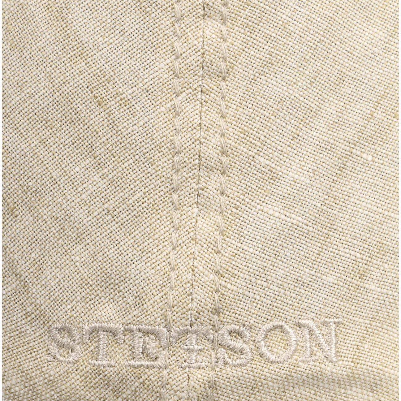Stetson Coppola in Lino Madison Donna/Uomo - Berretto Cappello Piatto con Visiera, Fodera Estate Primavera/Estate