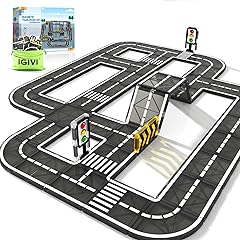 Magnetic Tiles Road Expansion Pack, STEM Magnet Building Blocks for Toddler Kids Toys, Montessori Educational Toys for 3+ Year Old Boys & Girls, Creative Toy Gifts for Kids