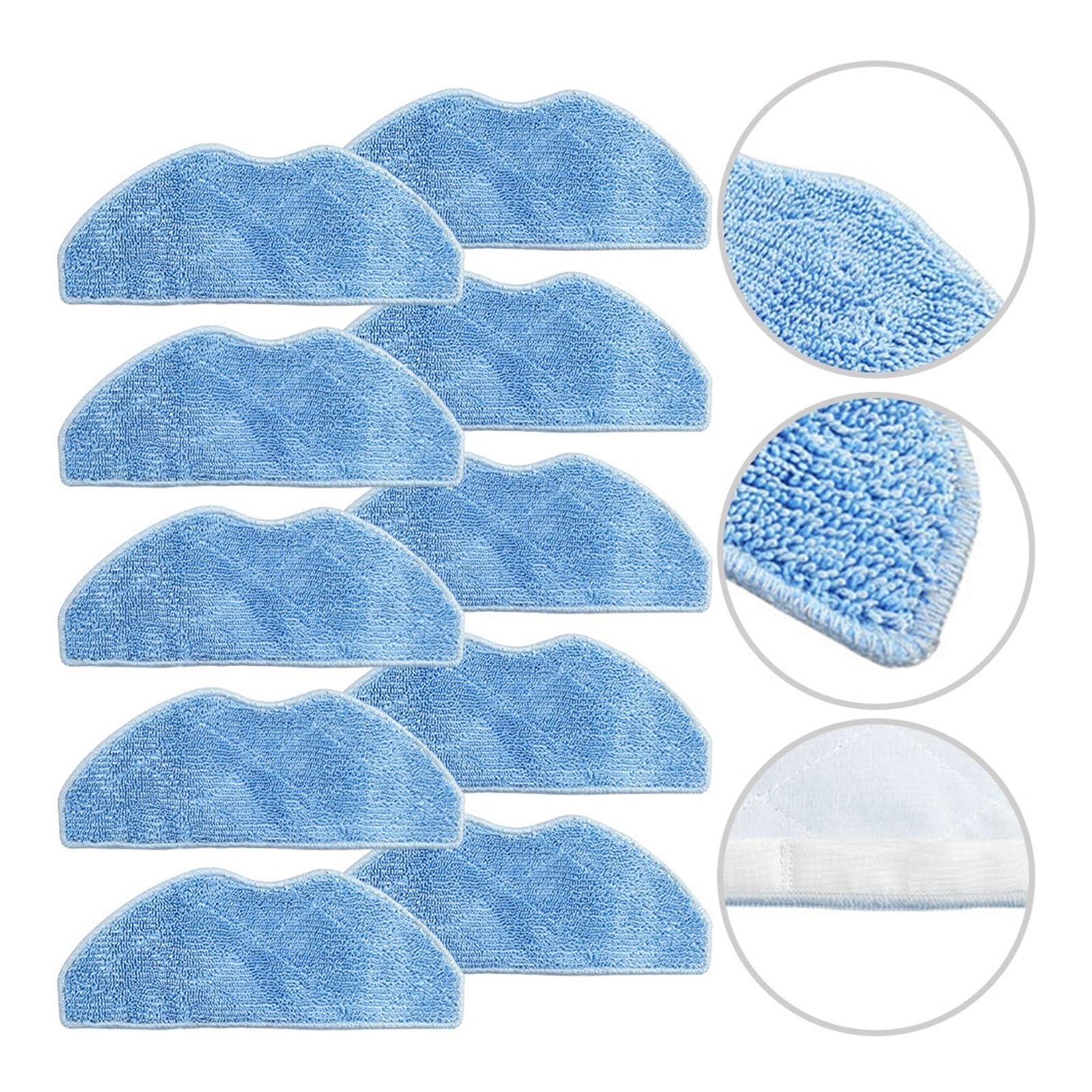 Panni for La Pulizia | Strumento for la pulizia del pavimento in tessuto, compatibile con Tefal X-Plorer Serie 75 S+(10PCS)