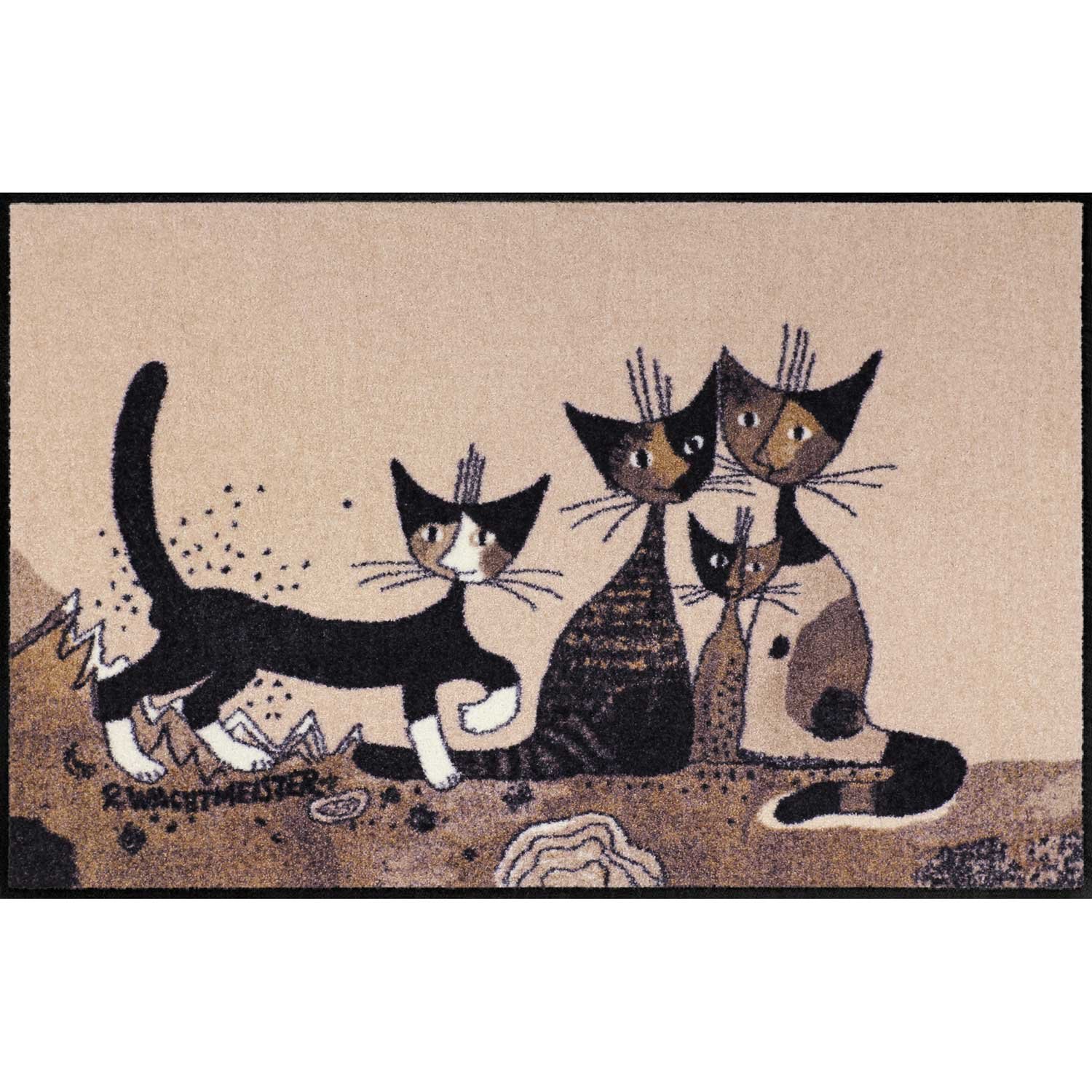 Rosina Wachtmeister Doormat Serafino & Friends 075X120 cm Washable