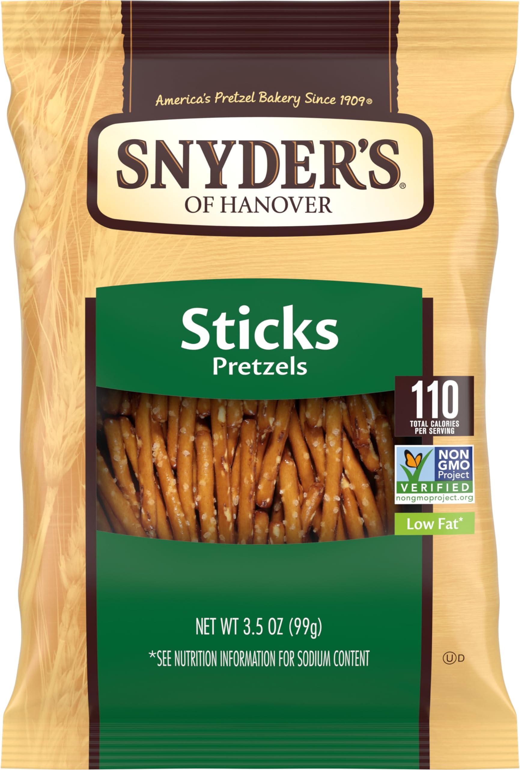 Pretzel Sticks, 3.5 Ounce (Pack of 8)