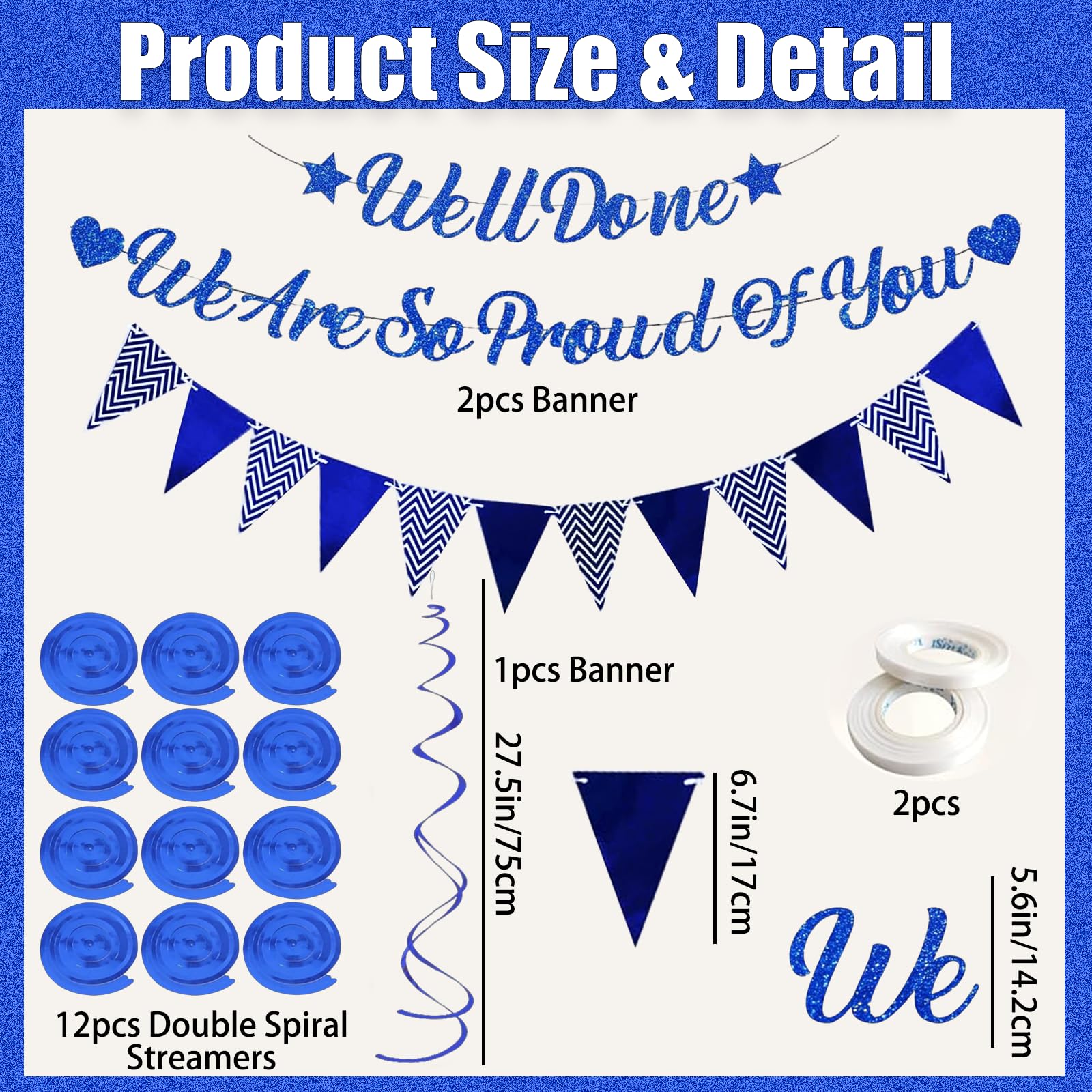 Graduation Decorations Congratulations Party Banner - Image 2