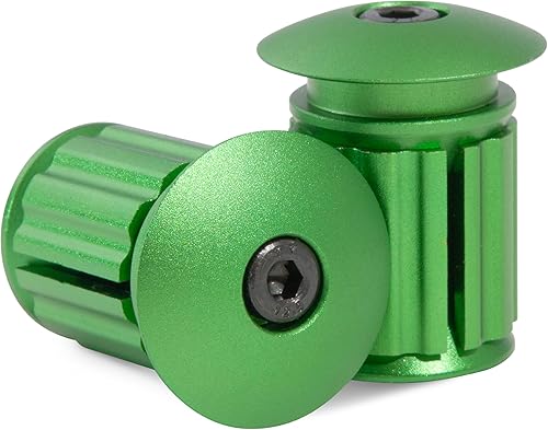Tapones de extremo para manillar - Extremos de barra de bicicleta de manillar expandibles, de aluminio y ajustables para carretera, montaña, BMX,