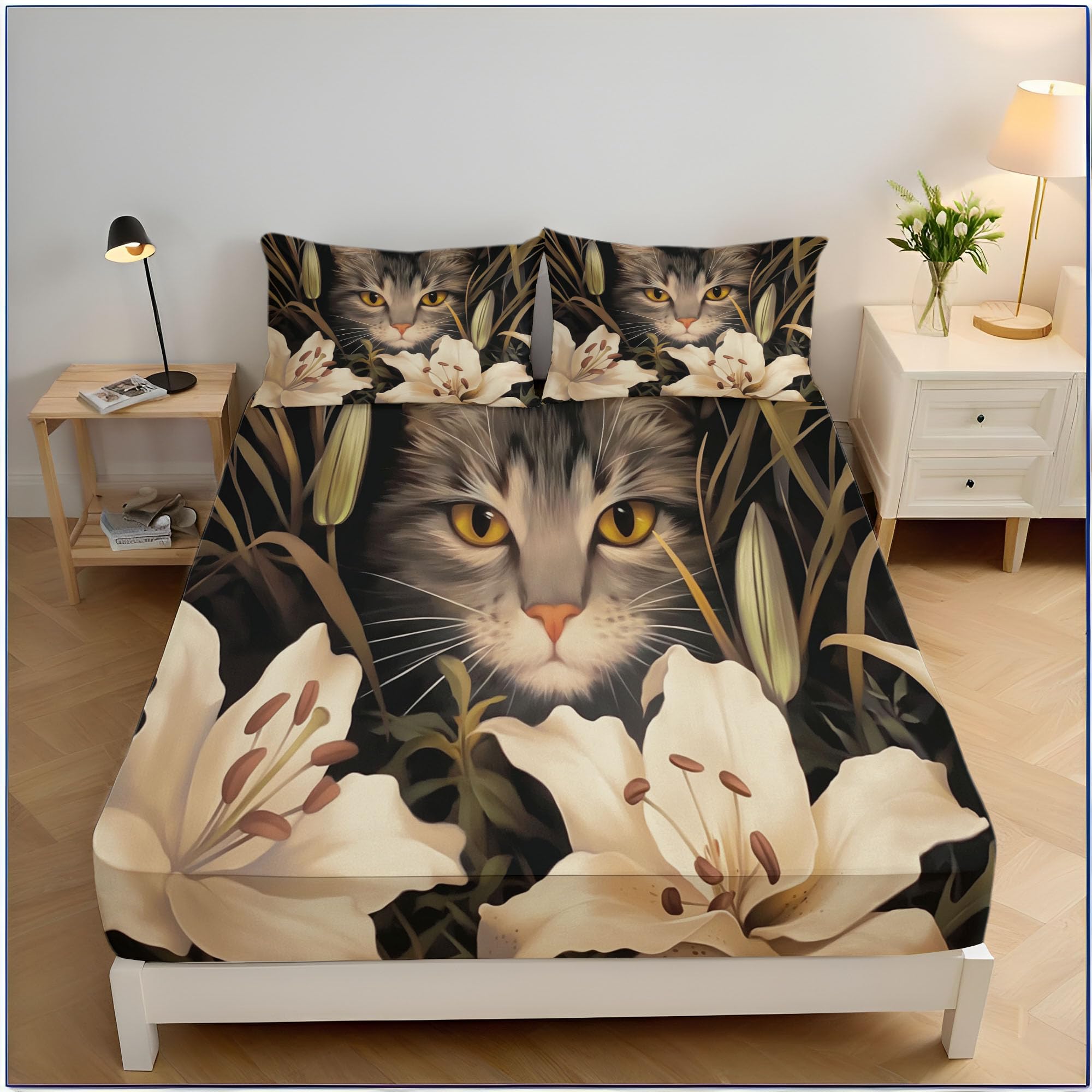 Drap housse 200x200 enfant et adulte microfibre literie 3D