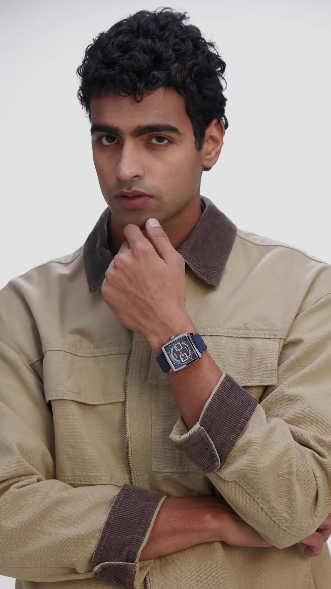 Lee Cooper Multifunction Blue Square Dial Men's Watch - LC08065