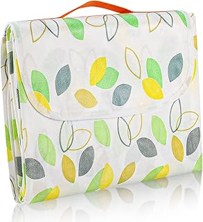 200 * 200cm Picnic Blanket Waterproof, Foldable Outdoor Picnic Blanket Extra Large Picnic Mat Waterproof, Sand proof, Machine Washable Slip Resistant for Family Beach Park Hiking Camping