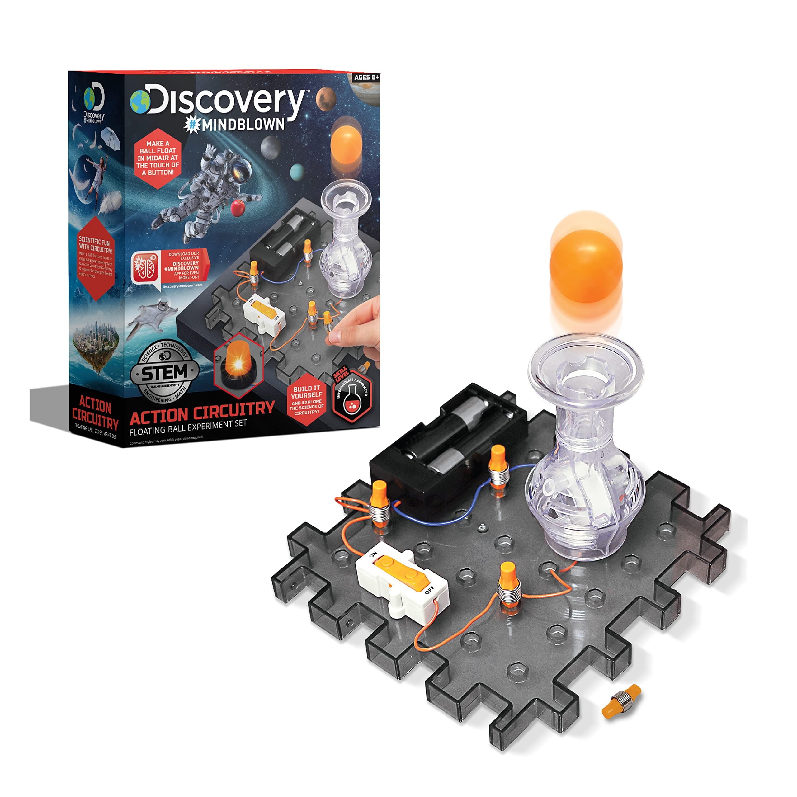 NALACAL Toy Circuitry Action Experiment Kit, Floating Ball, STEM Educational Science Set for Kids Boys Girls, Interactive Learning Toy Gift for Children, Educational Science Lab Kit Scientific Tools