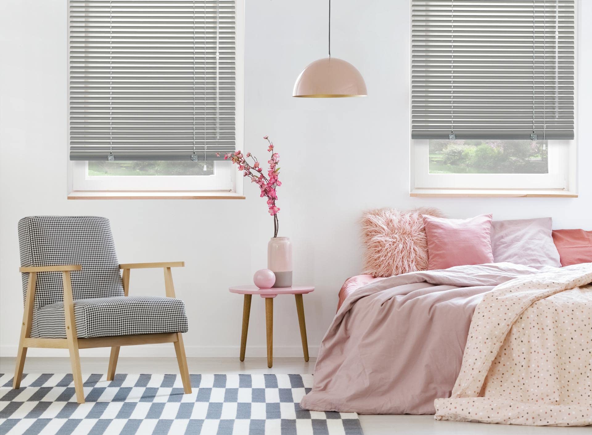 Deco Company, Veneziana in Alluminio, per Privacy, Argento, 150 x 175 cm
