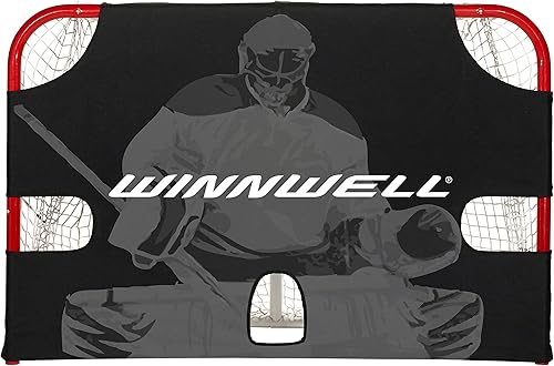 Miniatura 2 de Winnwell Objetivo de tiro de portería de hockey Tutor de entrenador de tiro de alta resistencia Equipo de precisión de entrenamiento y práctica