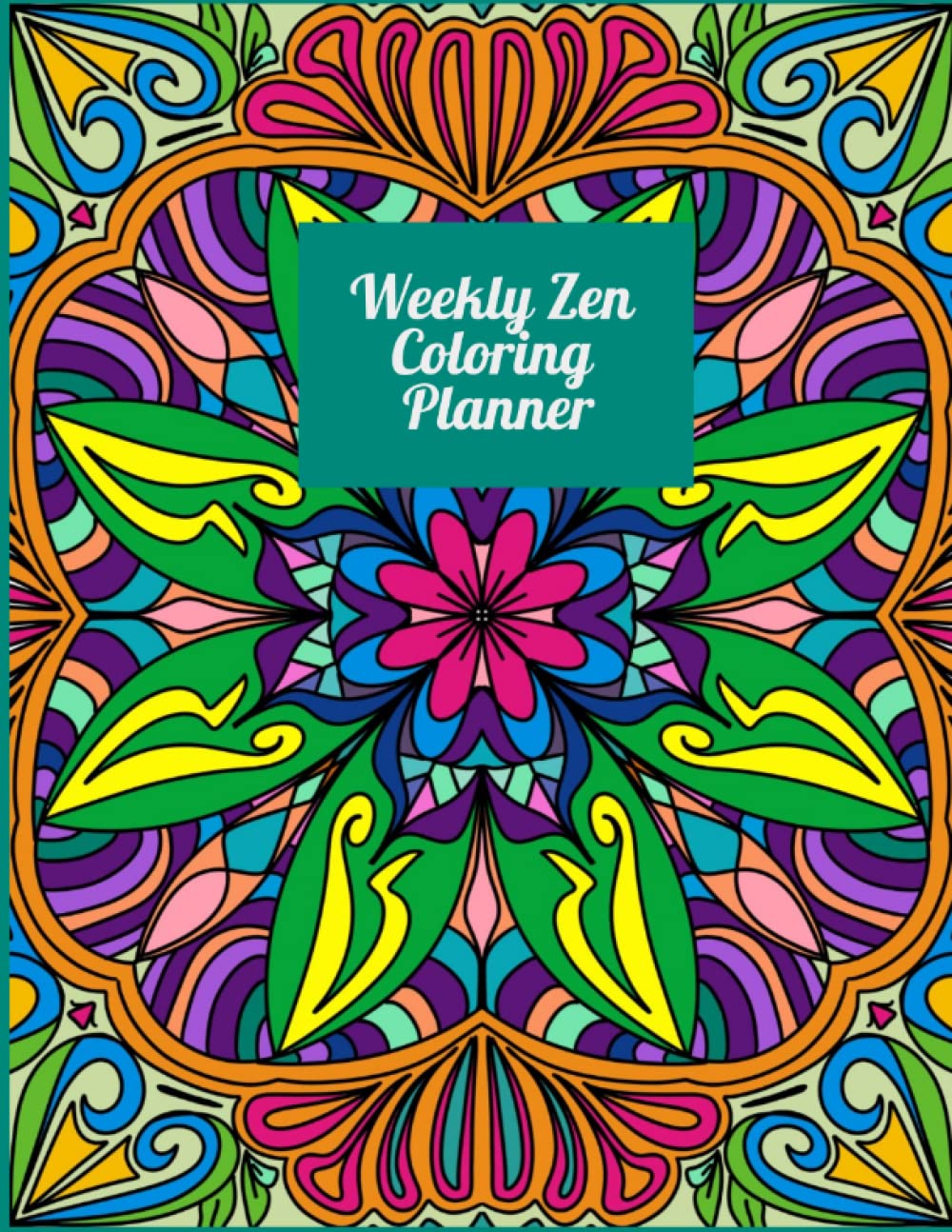 Weekly Zen Coloring Planner