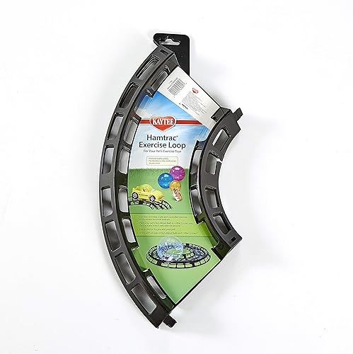 Miniatura 7 de Kaytee Hamtrack - Bucle de ejercicio para pelotas de ejercicio y coche Critter Cruiser (incluye 4 secciones curvas)