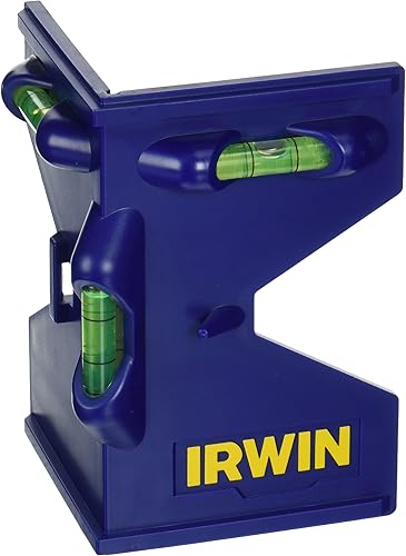 Miniatura 3 de IRWIN Nivel de poste magnético de herramientas (1794482), nivel de línea de aluminio Blue & IRWIN 1794484, plateado