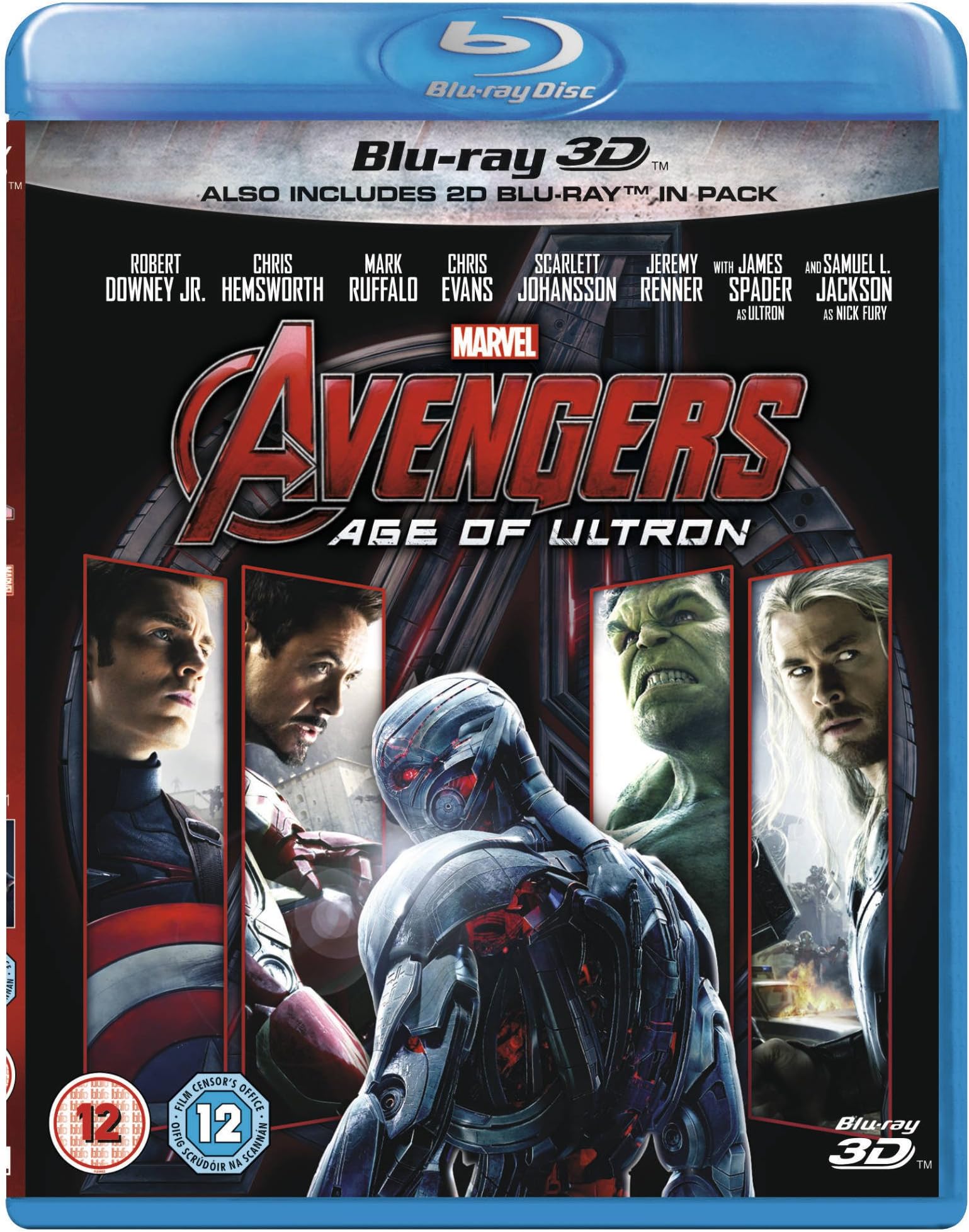 Avengers: Age of Ultron | 3D Blu-ray - Blu-ray | Arabic Subtitle Included