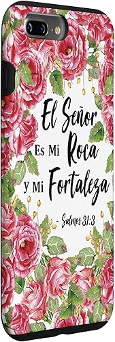 Miniatura 30 de Funda para iPhone X/XS Salmos El Senor Es Mi Roca Biblia Cristiana