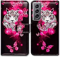 Vista 12 de Funda para Galaxy S22, diseño de libélula de cuero con tapa para teléfono con ranura para tarjetas, soporte para Samsung Galaxy S22 5G
