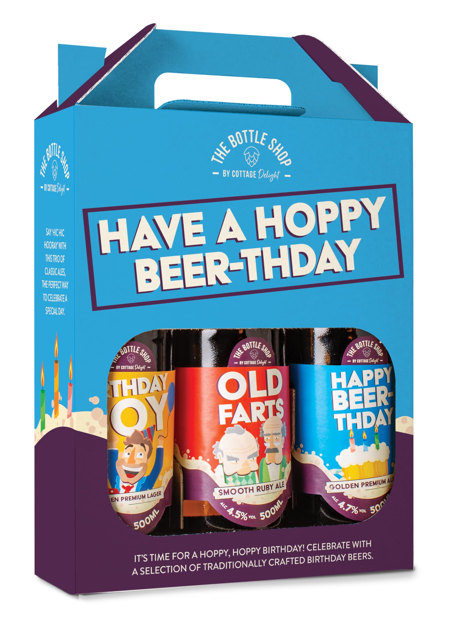 Cottage Delight - Have a Hoppy Beer-thday, 3 x 500ml Bottles