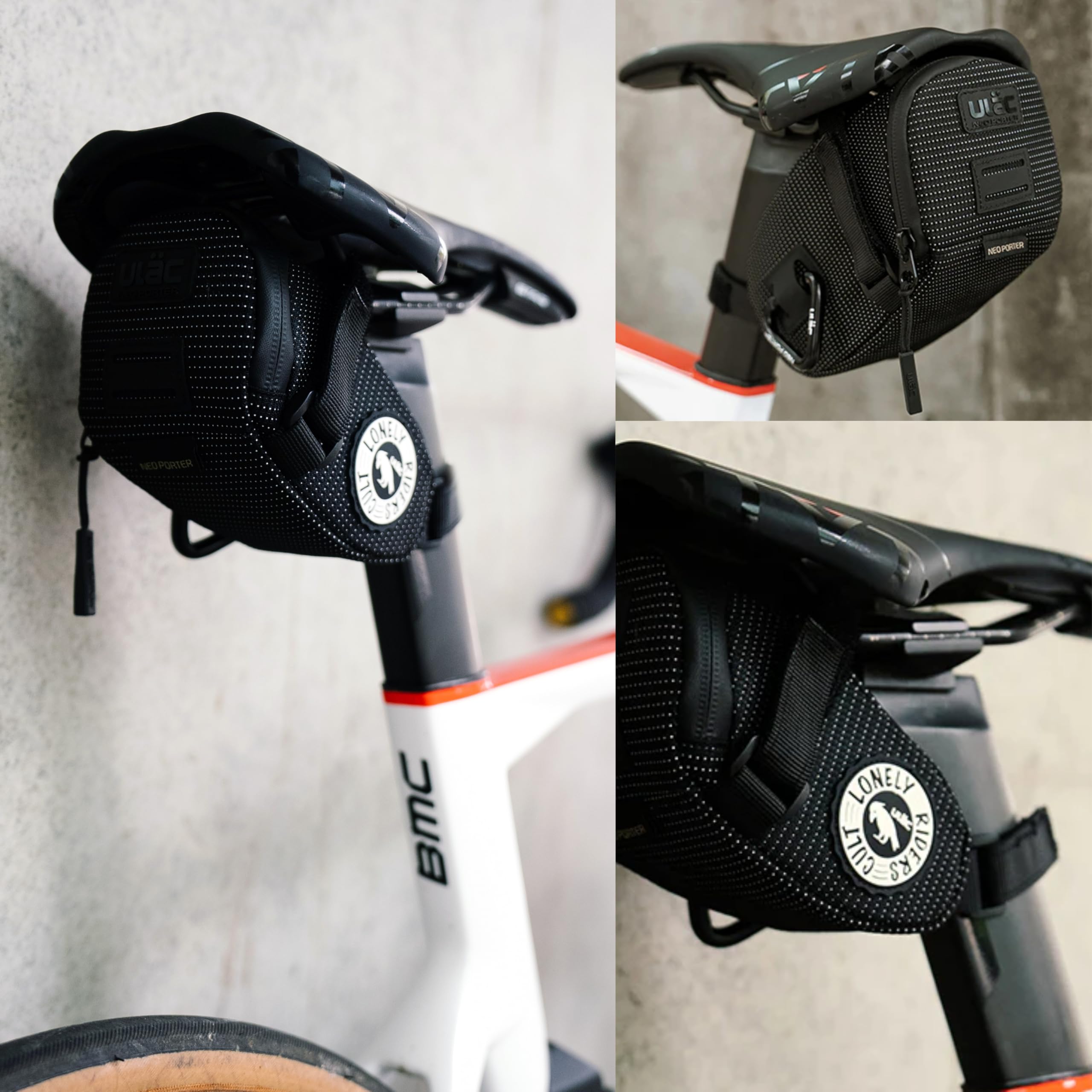 ULAC Neo Porter RADTAIL Sacoche de Selle de vélo Noir 0,6 l