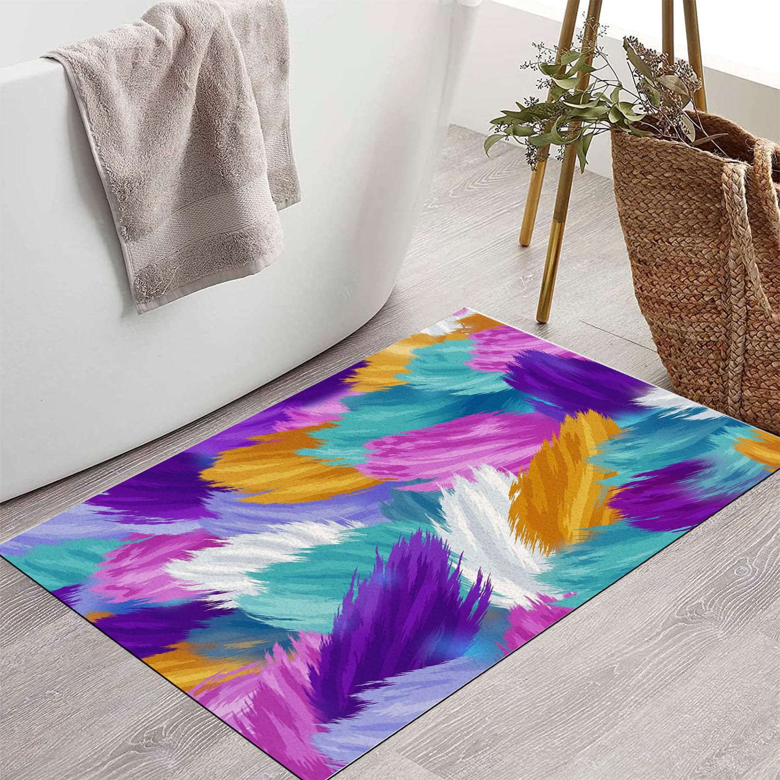 Paillasson 50x80cm antidérapant lavable idéal pour sécuriser le sol de votre cuisine