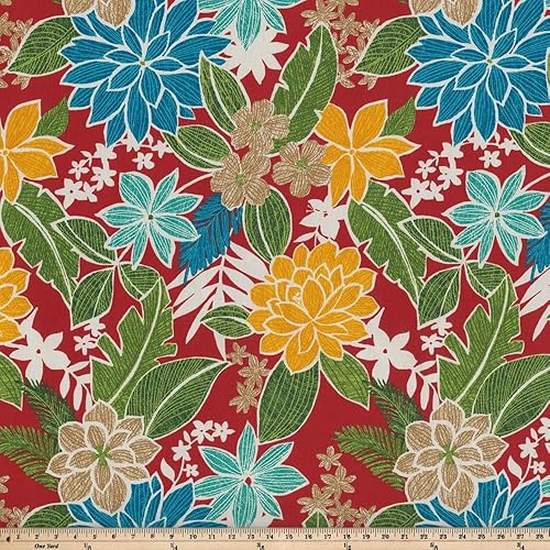 Miniatura 5 de Pillow Perfect Tropic - Cojín cuadrado para silla de esquina para interiorexterior y exterior, con lazos, asiento profundo, resistente a la