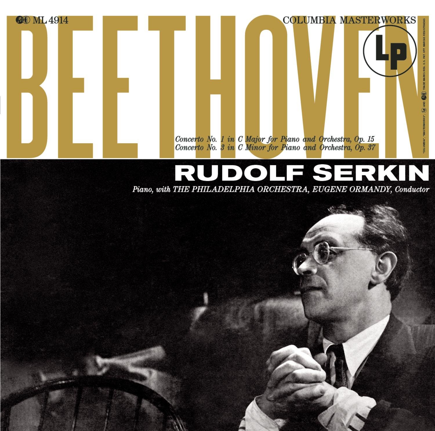 Beethoven: Piano Concerto No. 1 In C Major, Op. 15; Piano Concerto No. 3 In C Minor, Op. 37 [Audio CD] Rudolf Serkin; L.V. Beethoven and Eugene Ormandy