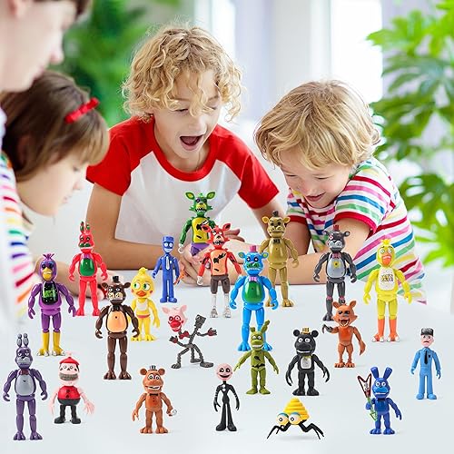 Miniatura 4 de Chihsan Juego de 22 figuras de acción, figuras de anime, figuras coleccionables para niños y adultos, regalo de cumpleaños