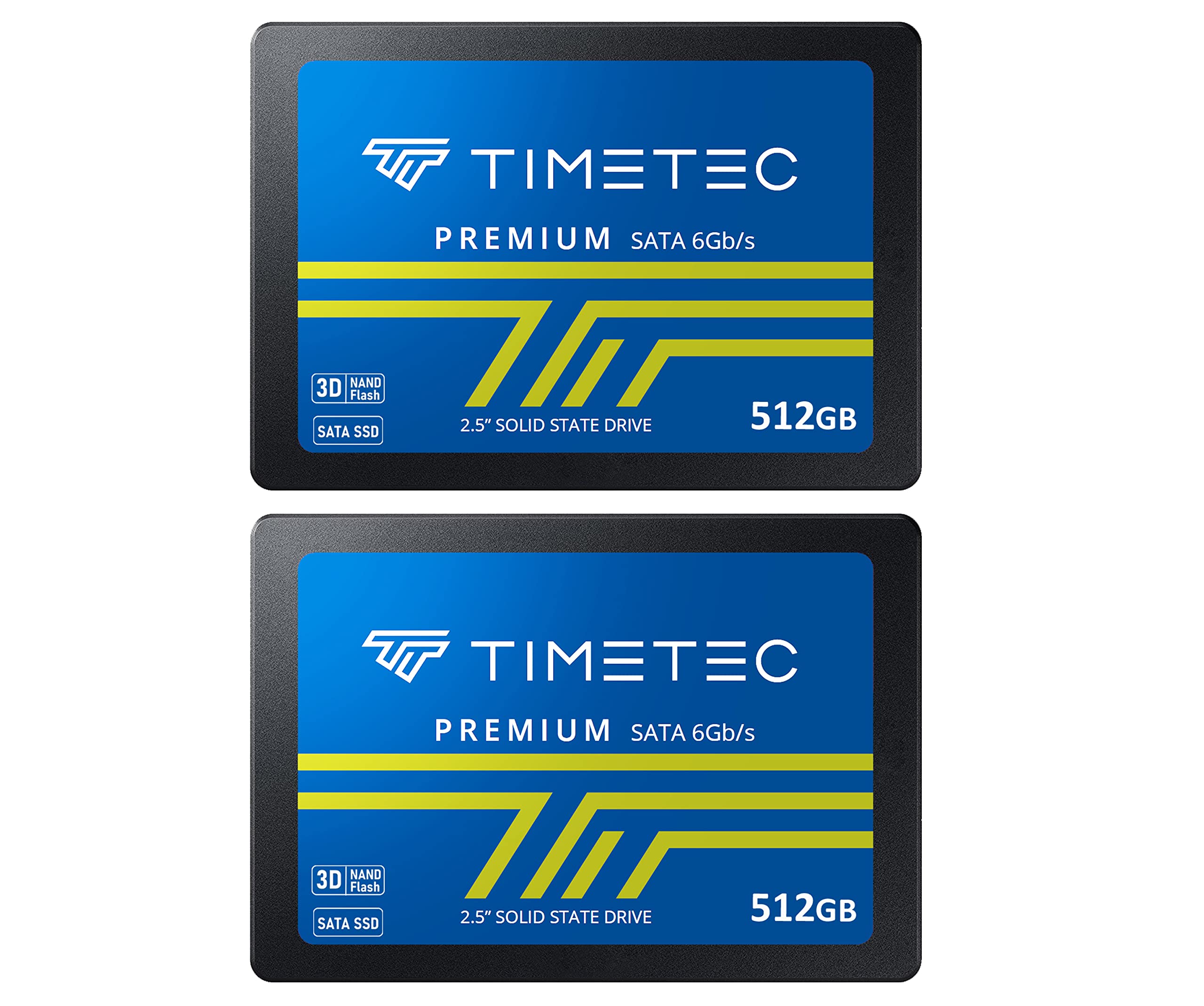 512GBx2 (2 Pack) SSD 3D NAND SATA III 6Gb/s Inch 7mm Read Speed  Up to 550 MB/s SLC Cache Performance Boost Internal Solid State Drive