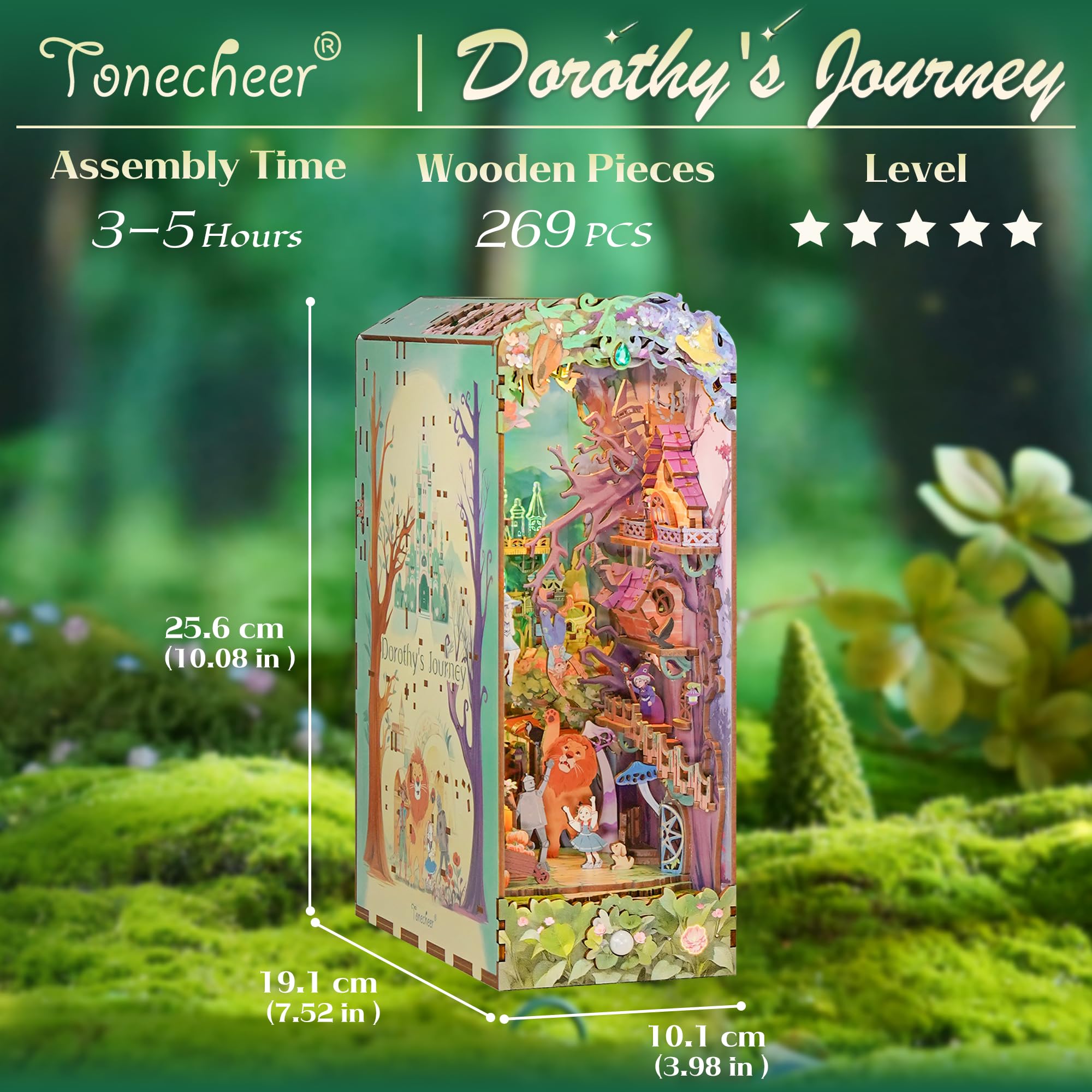 Tonecheer DIY Book Nook Kit - Image 2