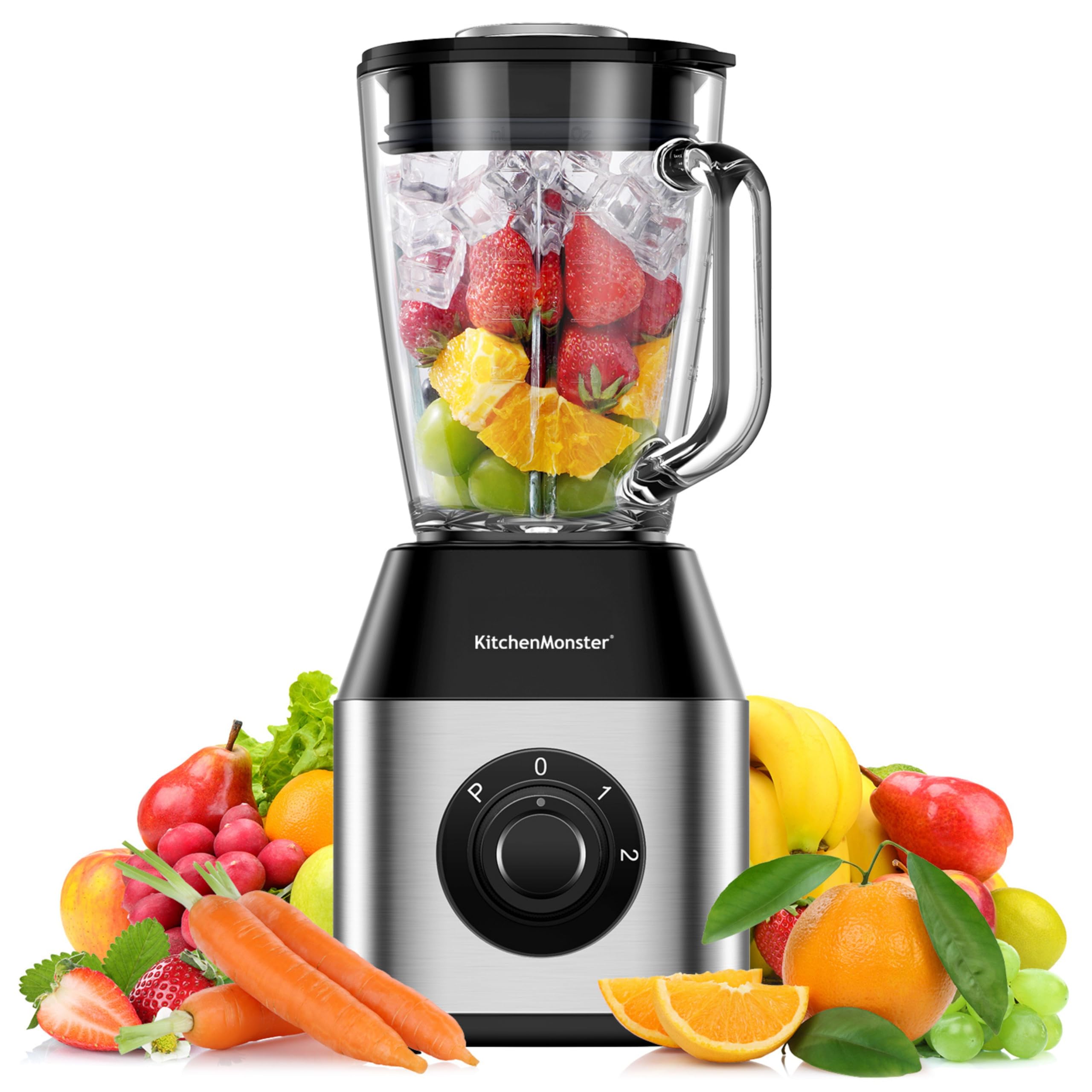 Blender Pro 1200 W - Smoothie Maker 1,5 litra z 3 stopniami
