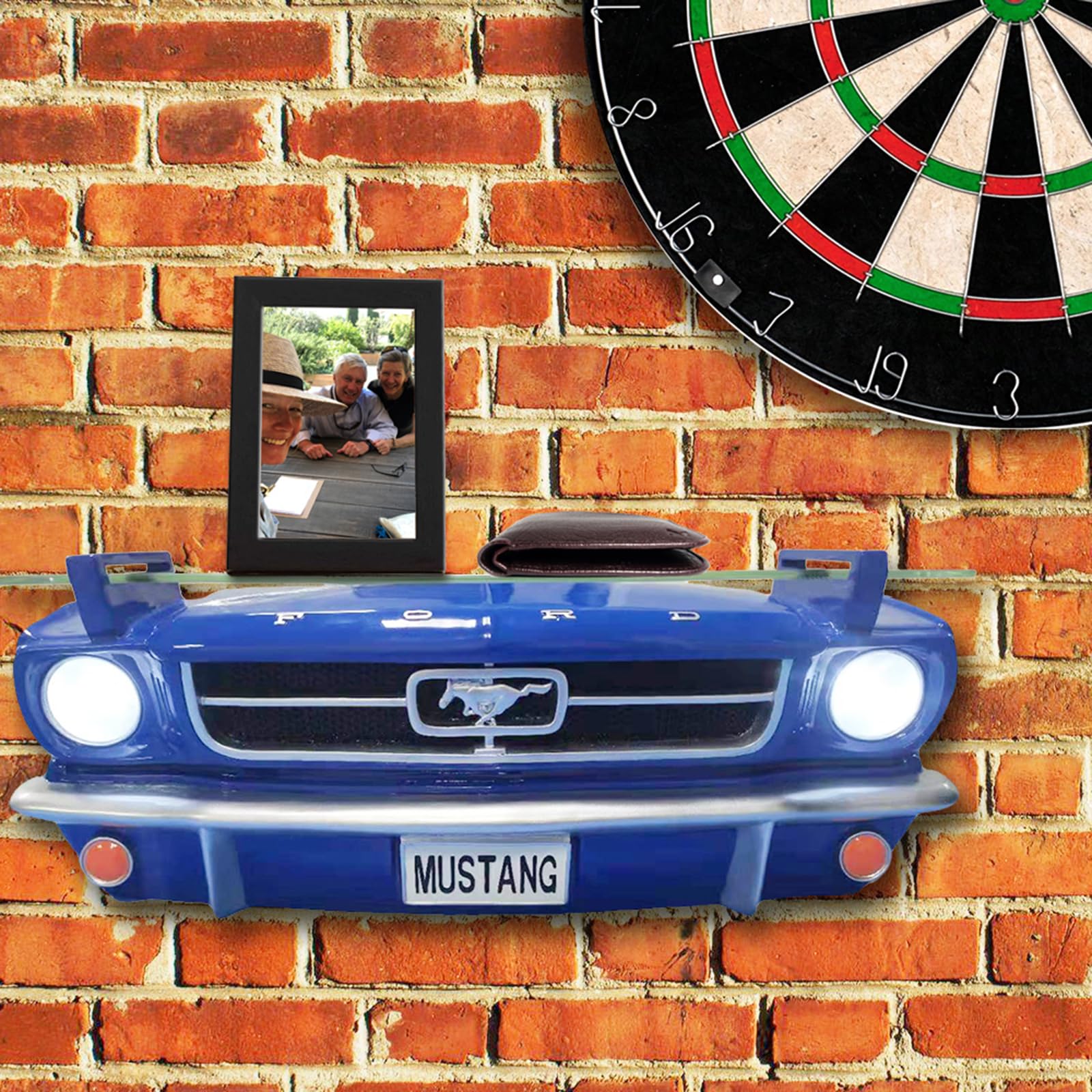 Amazon.com: Sunbelt Gifts 1964.5 Ford Mustang Floating Shelf - LED
