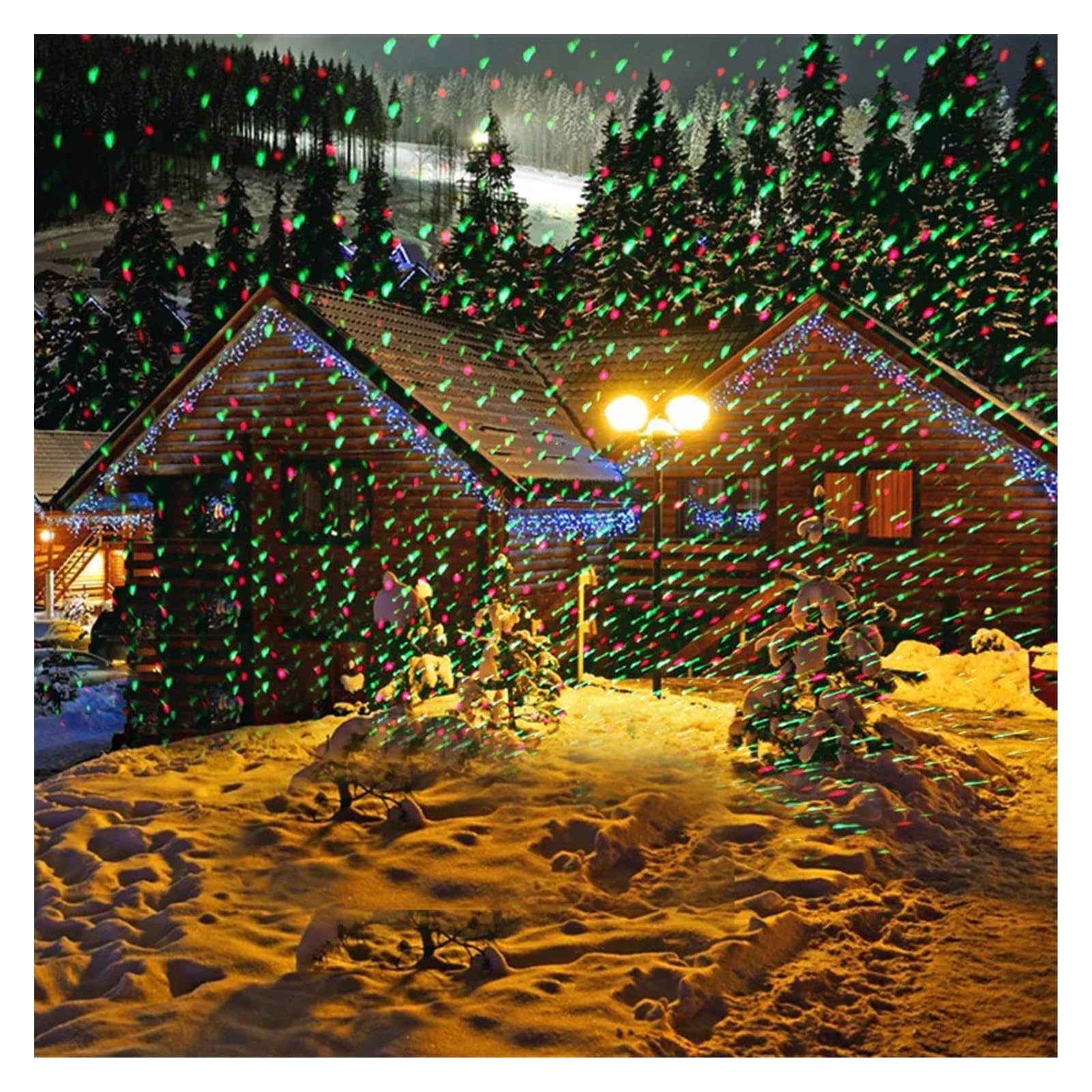 Weihnachten Projektor Licht LED Landschaft Scheinwerfer Rot Und Grün Stern Zeigen Projektor Lampe for Halloween Wand Weihnachten Urlaub