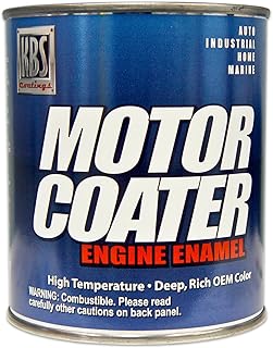 KBS Coatings 60436 Cummins Beige Motor Coater Engine Paint - 1 Quart