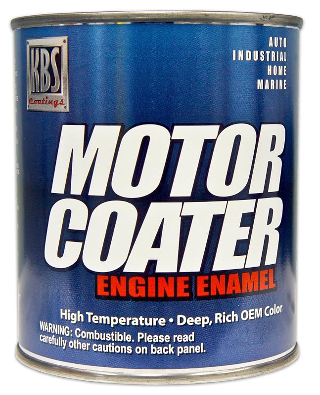 Tinta acrílica brilhante para motor KBS Coatings Cummins Beige 60436, lata de aproximadamente 0,95 L