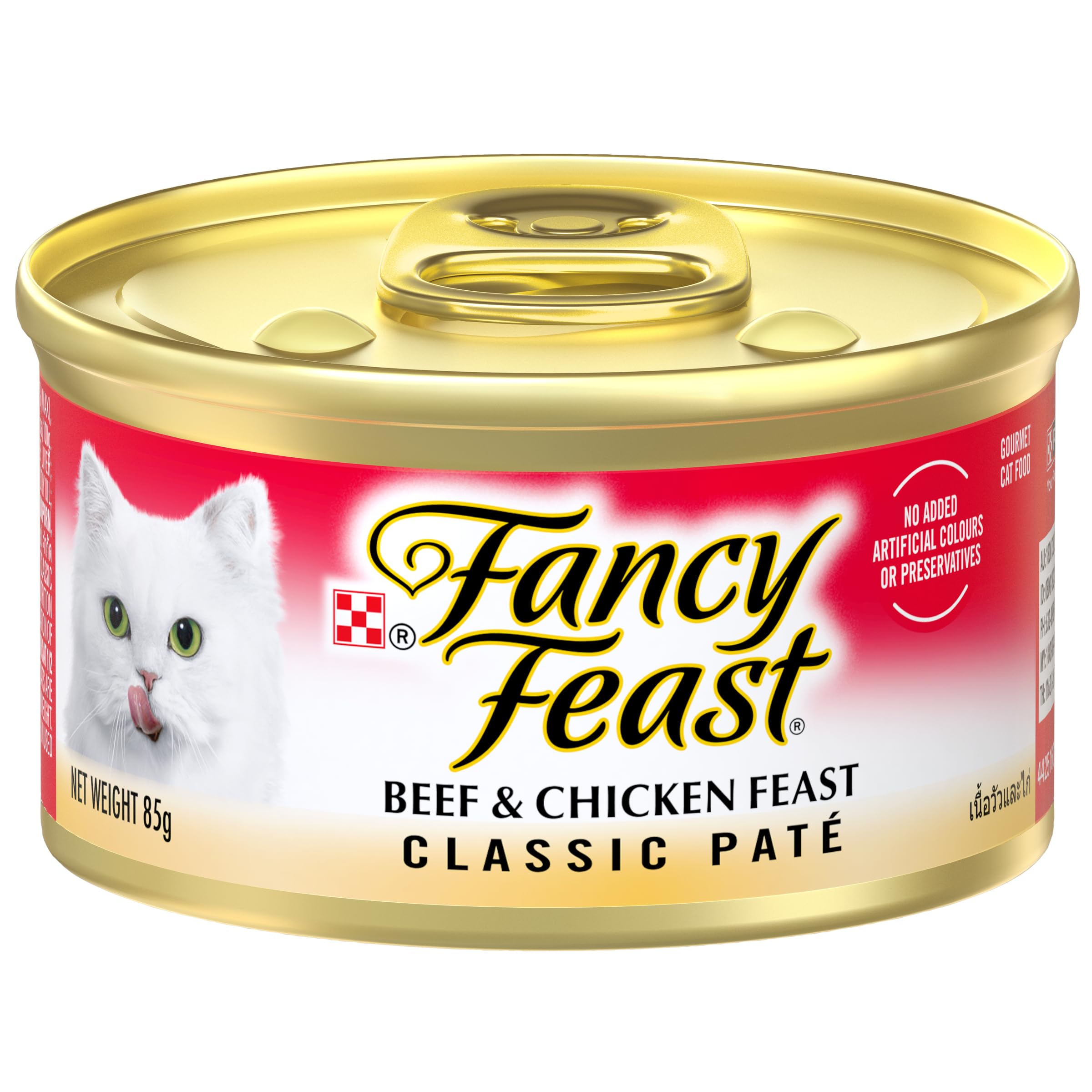 FANCY FEAST Classic Paté Adult Wet Cat Food Beef & Chicken Feast 24x85g