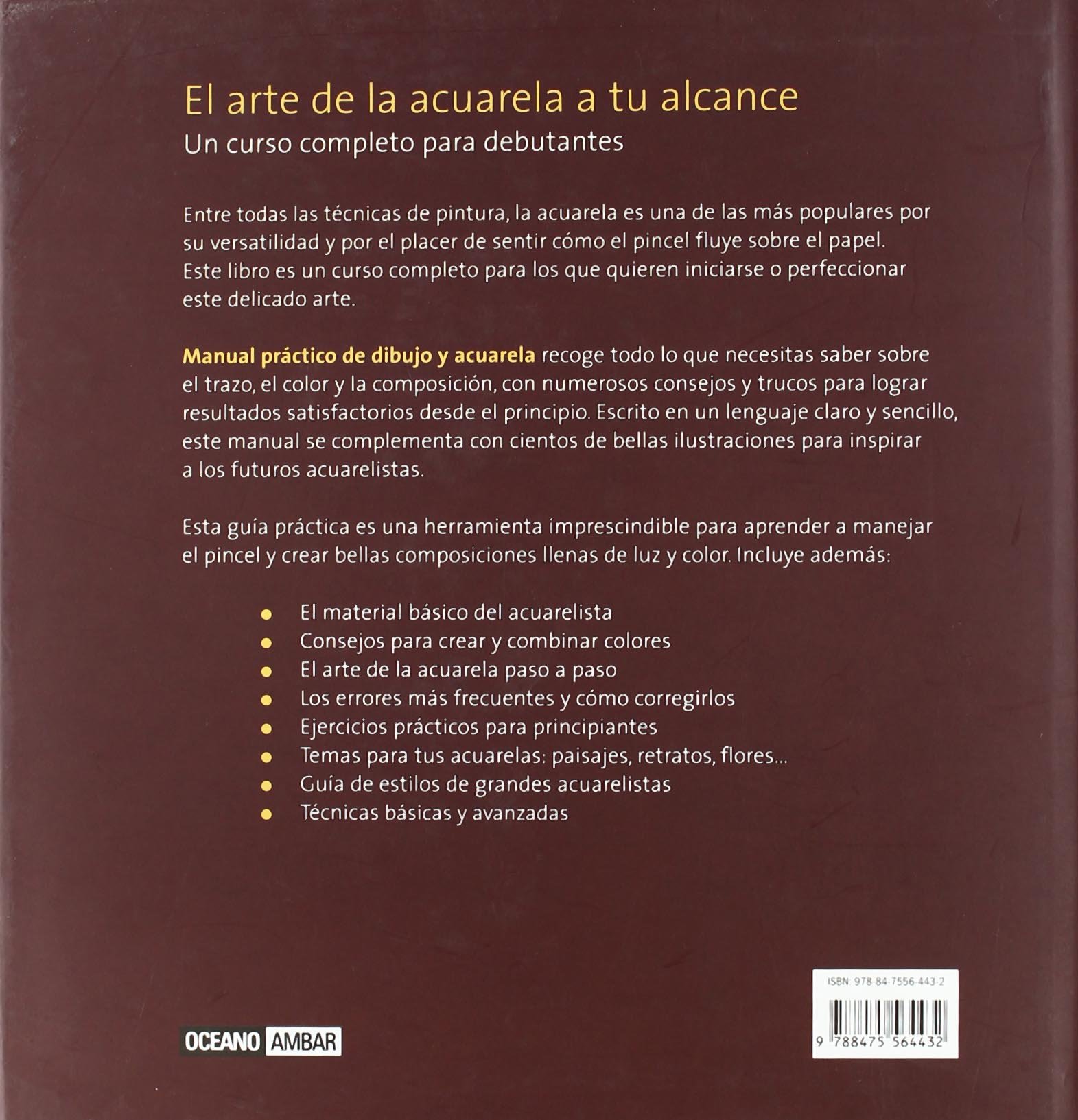 Manual práctico de dibujo y acuarela: Un curso completo para debutantes