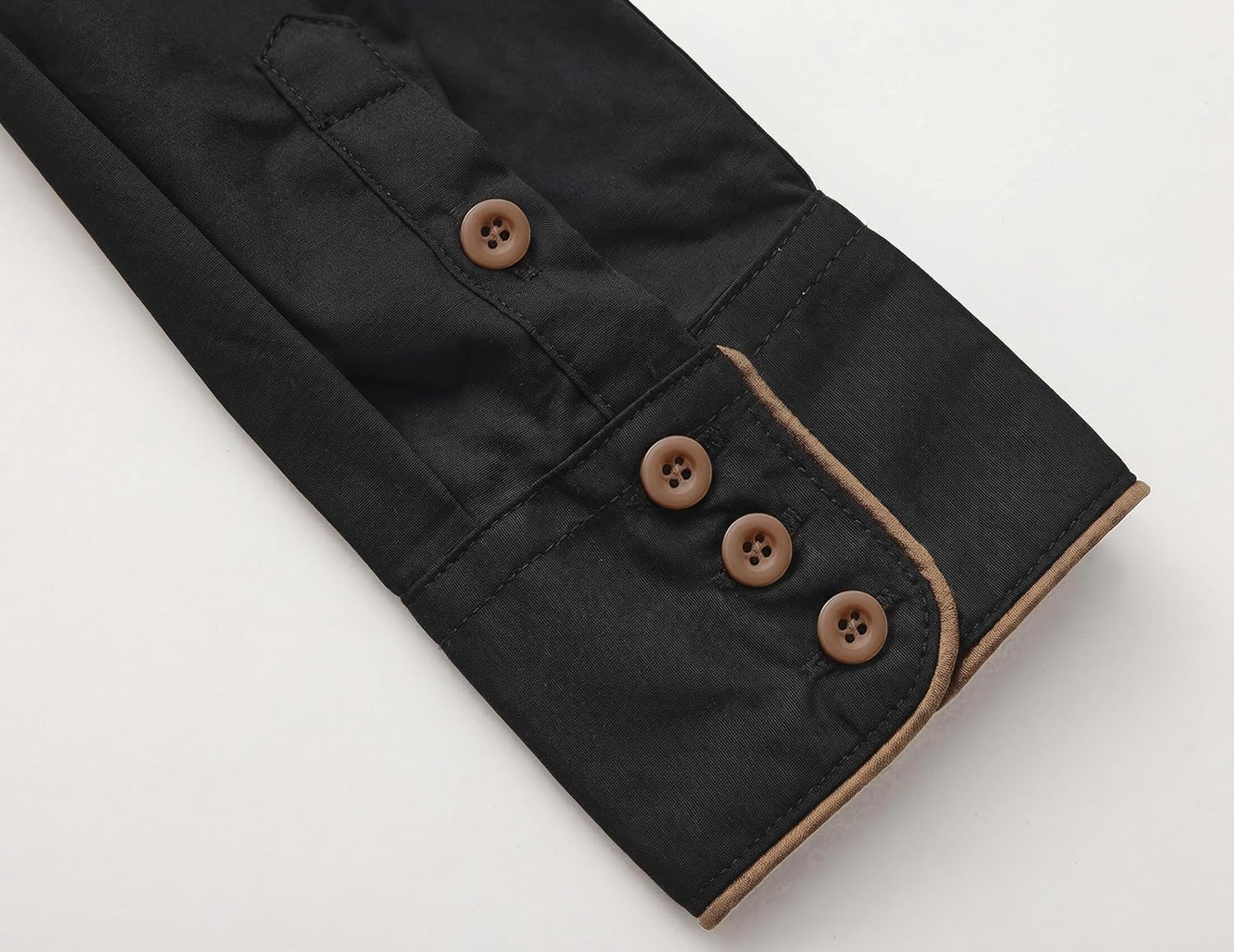 Boy's Western Cowboy Shirt Embroidered Long Sleeve Regular Fit Casual Cotton Button Down Hippie Shirts - Image 6