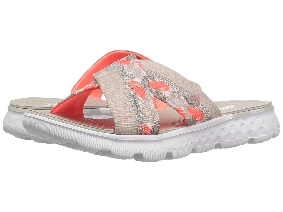 

SKECHERS Performance On-The-Go 400 - Tropical (Natural/Coral) Women's Sandals