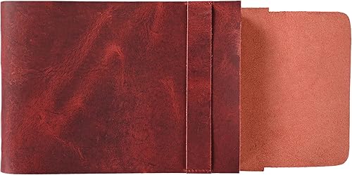 Miniatura 67 de Diario de viaje de cuero, cuaderno encuadernado vintage hecho a mano para hombres y mujeres, acabado antiguo, cuero de búfalo auténtico, papel