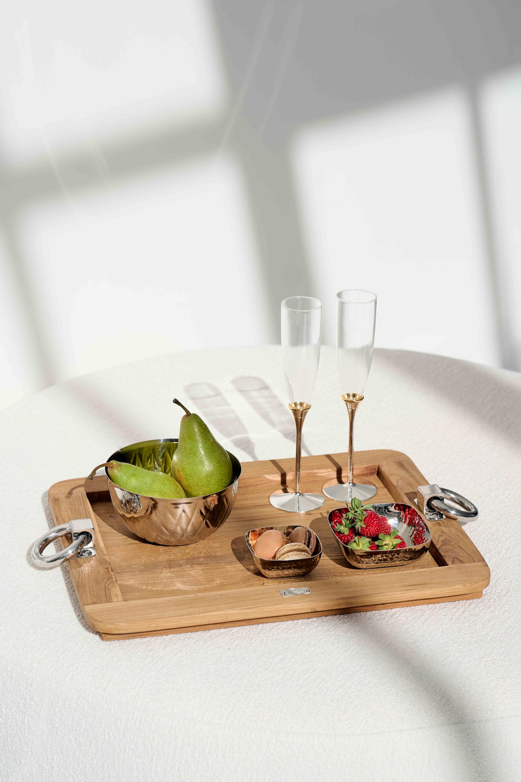 EDZARD 2er Set Dekoschale Ponza (Ø 15 cm, H 10 cm), gemustert