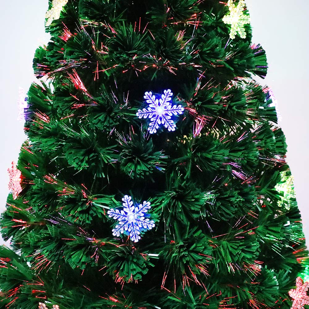 Árbol De Navidad Artificial Mini Preiluminado De 2 Pies